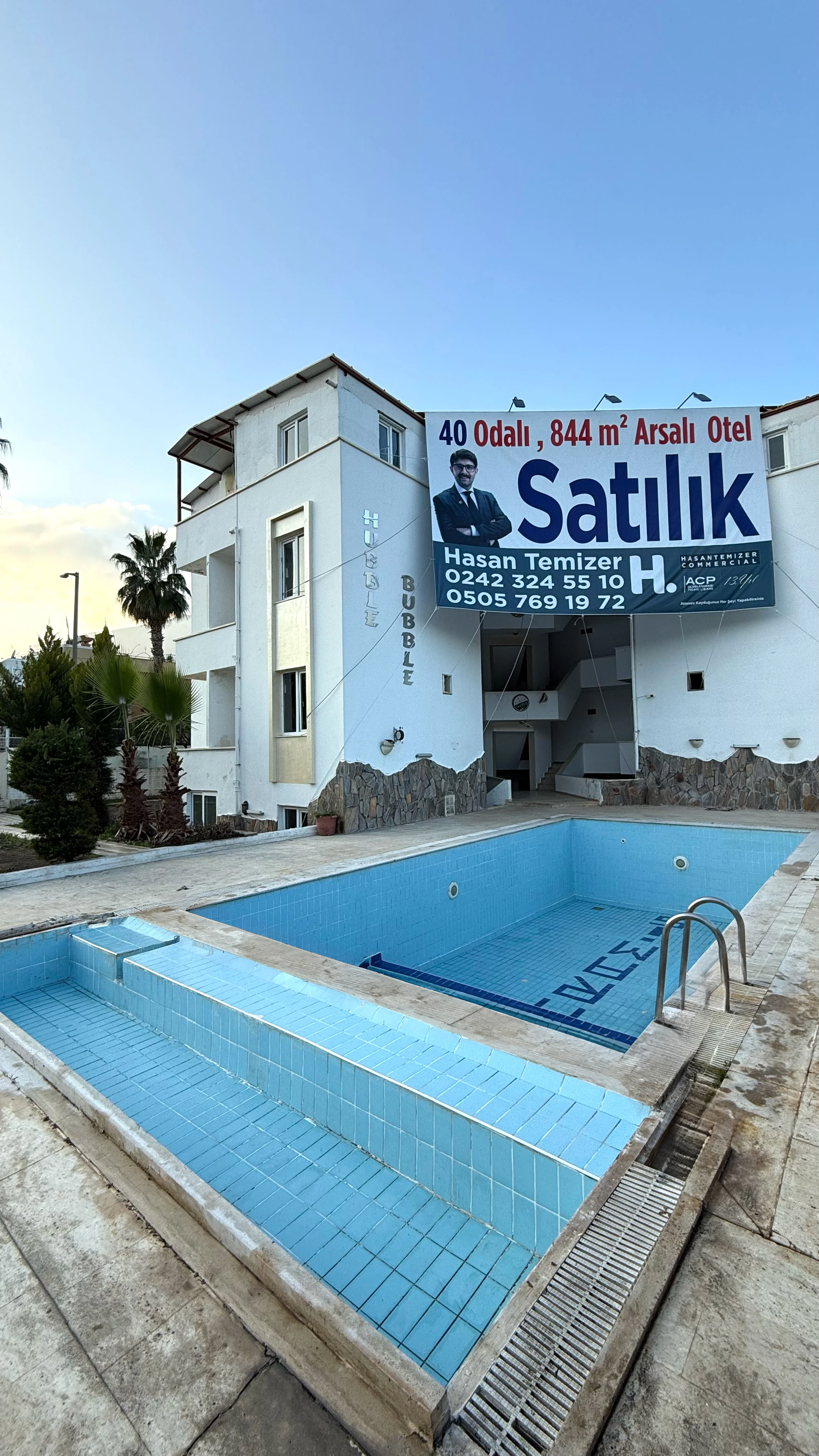 40 Odalı 844m² Arsalı Butik Otel