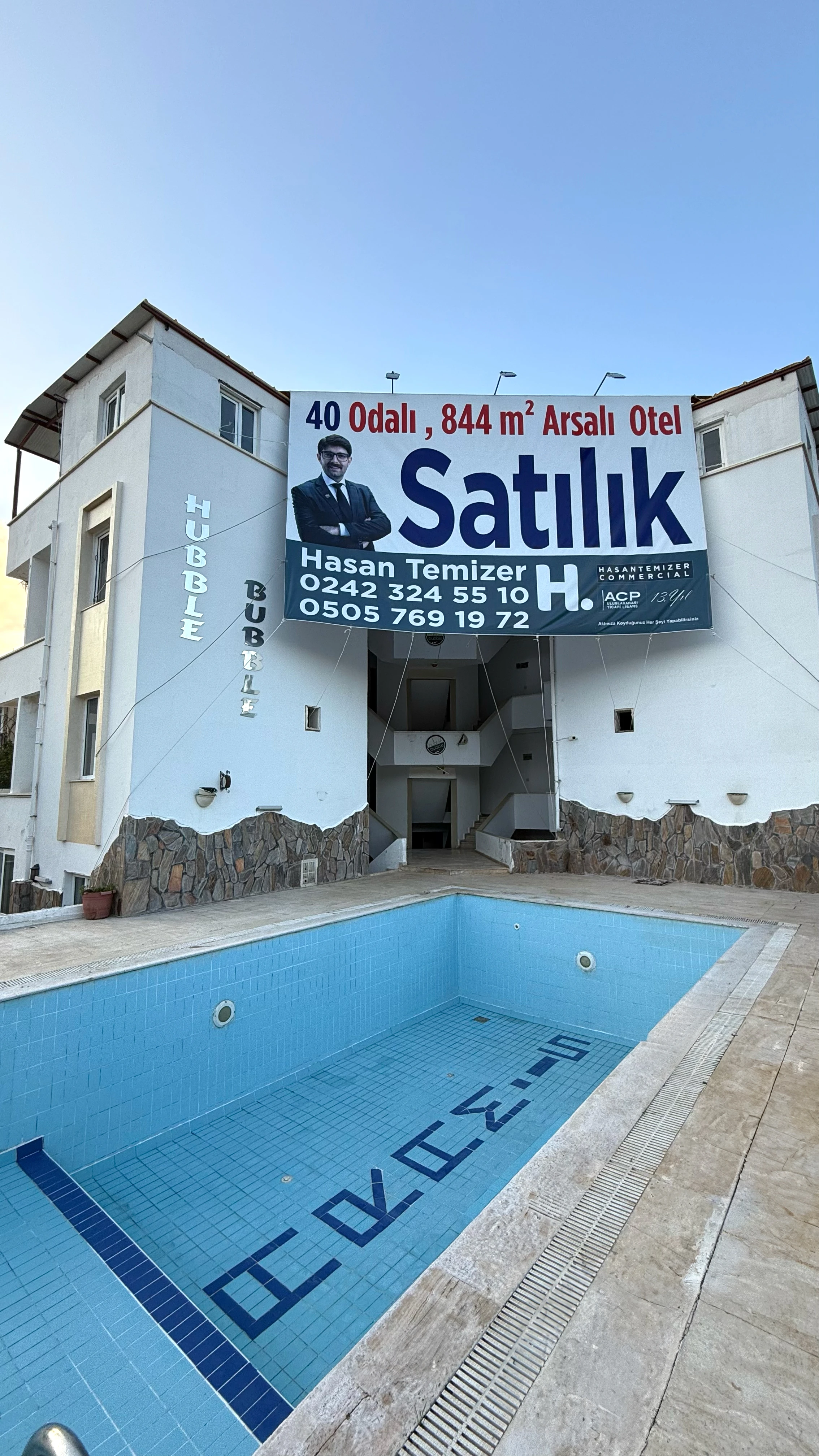 40 Odalı 844m² Arsalı Butik Otel