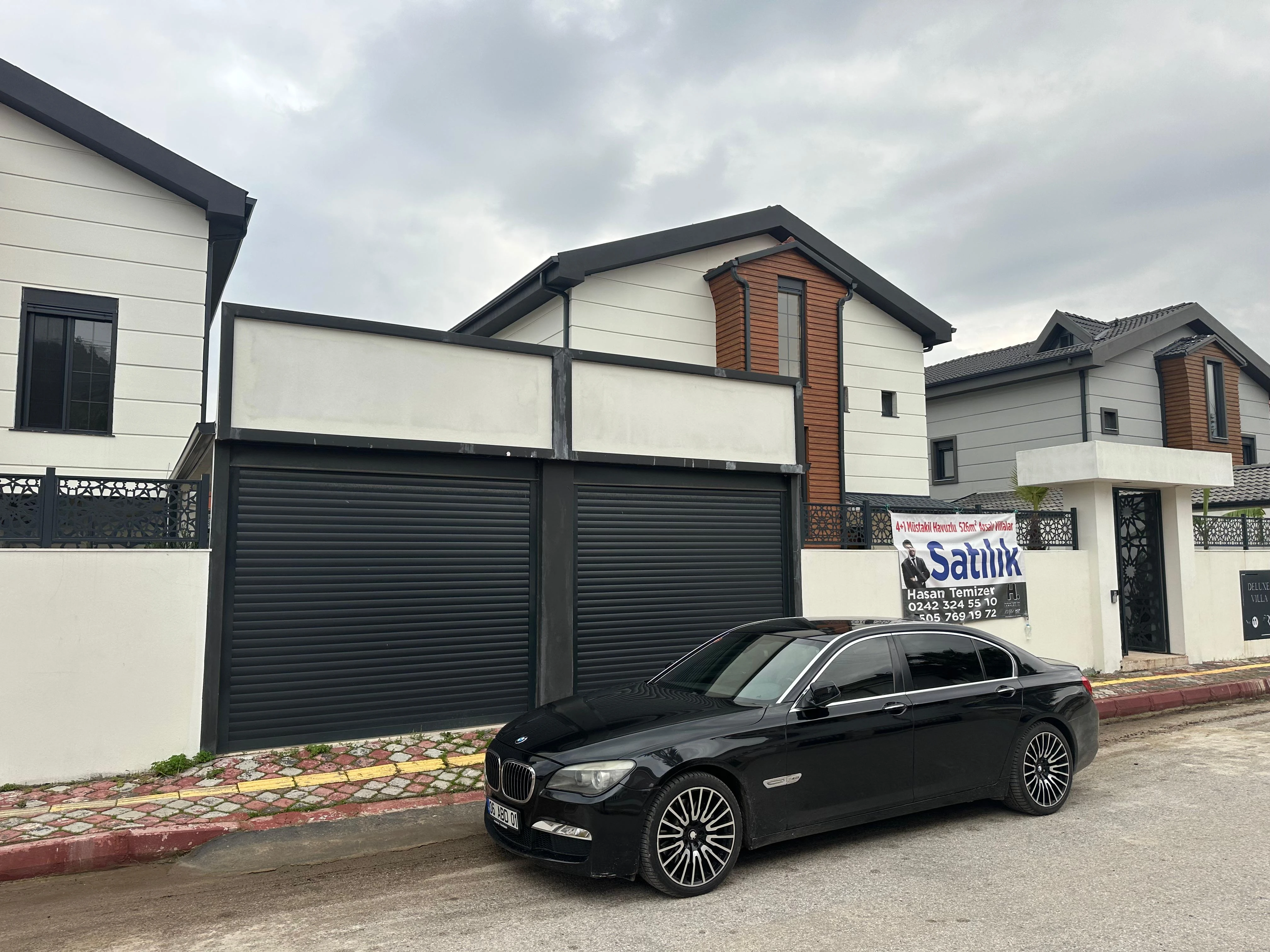 Kemer de Müstakil Havuzlu, 521m2² Arsalı, 295m2² Villa